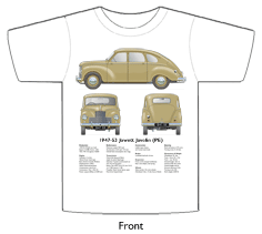 Jowett Javelin (PE) 1947-53 T-shirt Front